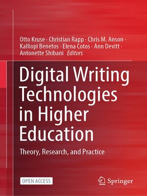 Digital Writing Technologies in Higher Education - ebook